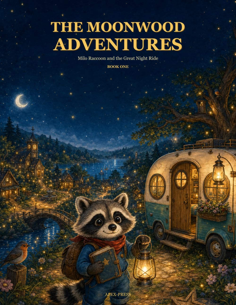The Moonwood Adventures: Milo Raccoon and the Great Night Ride
