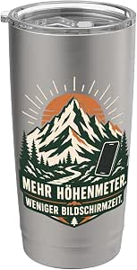 Mehr Höhenmeter weniger Bildschirmzeit – Edelstahl-Thermobecher
