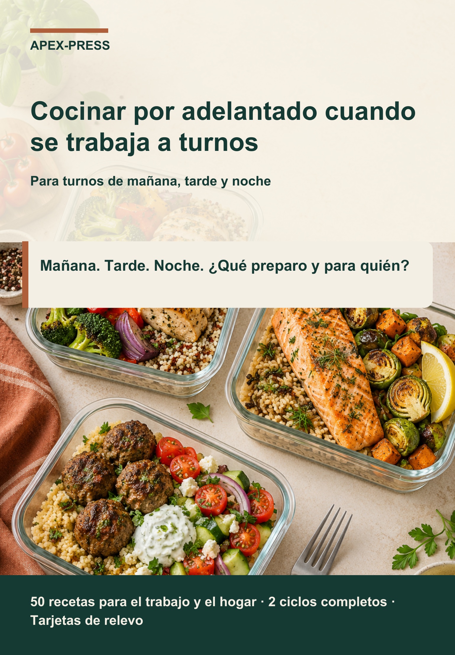 Cocinar por adelantado cuando se trabaja a turnos