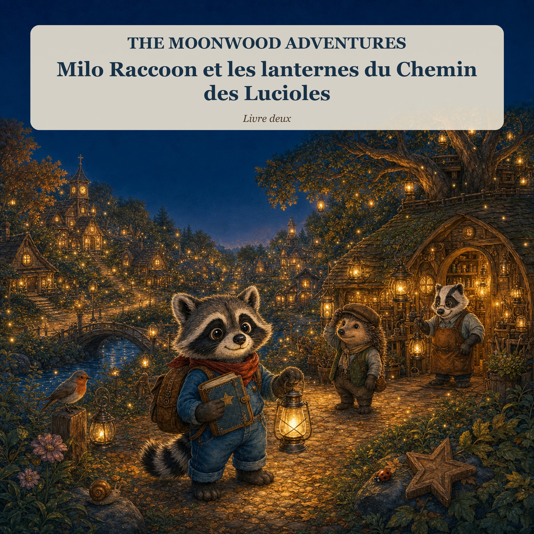 Milo Raccoon et les lanternes du Chemin des Lucioles