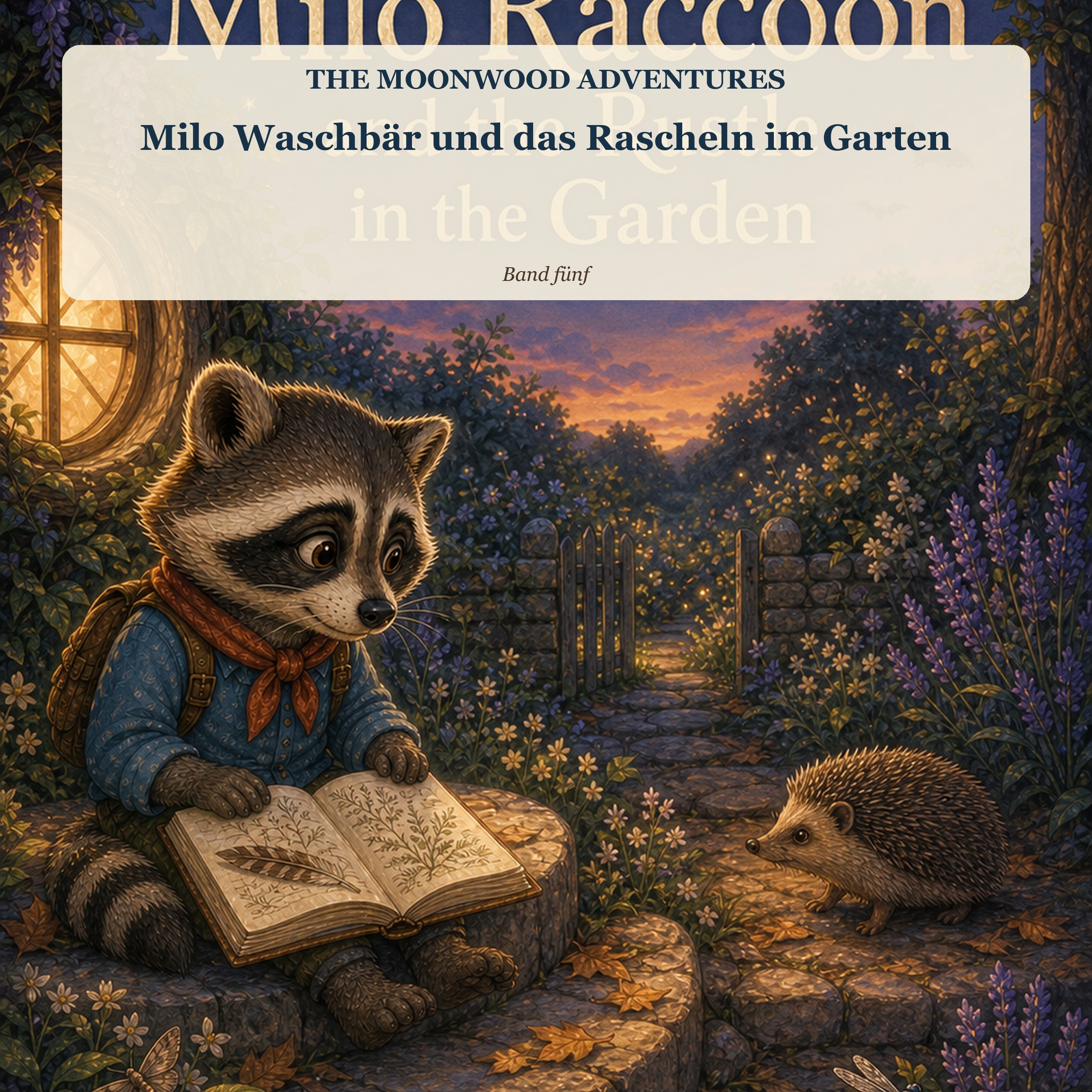 Milo Waschbär und das Rascheln im Garten